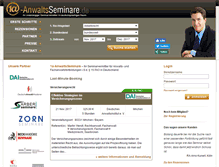 Tablet Screenshot of 1a-anwaltsseminare.de